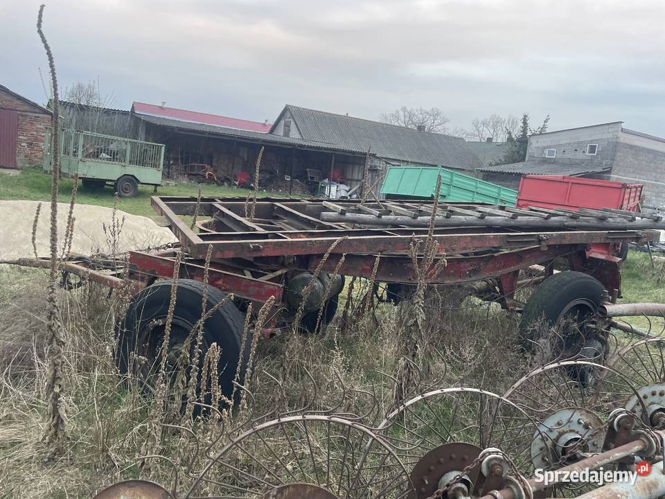 Przyczepa wywrot na 3 strony d uszkodzony mazowieckie Wysocze