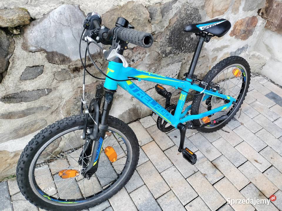 Niebieski rower dziecięcy trelago apolon koła 20