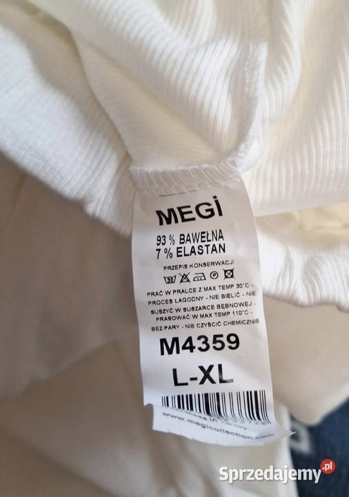 Spodnie dresowe MEGI rozmiar LXL kremowe w lubelskie Lublin
