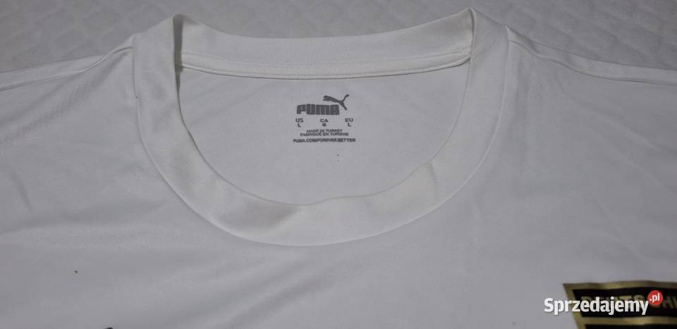Koszulka męska sportowa Tshirt biała L Niemcy Czeladź