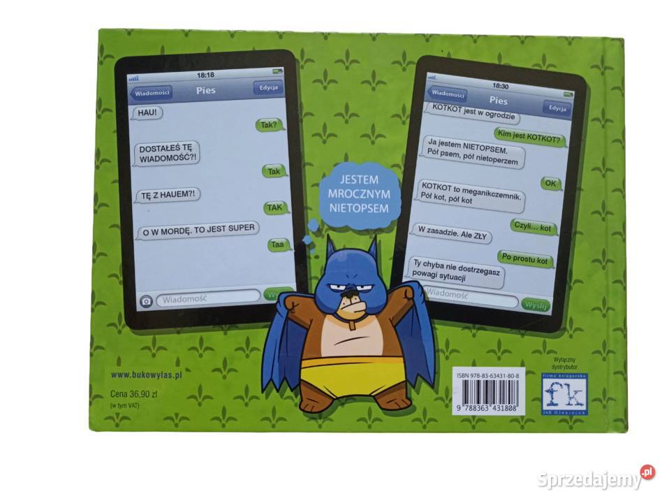 October Jones SMSy mojego psa wyd Bukowy Las Rok wydania 2014 małopolskie Kraków sprzedam