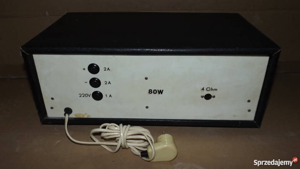 Polski wzmacniacz EL9380W Sprawny Grodziczno