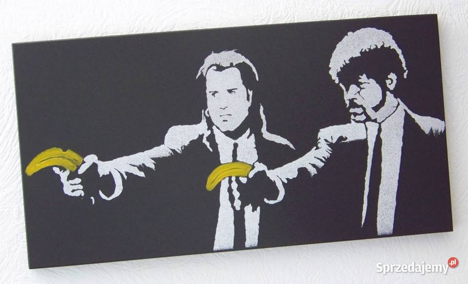 BANKSY Obraz ręcznie grawerowany na blasze Sandomierz sprzedam