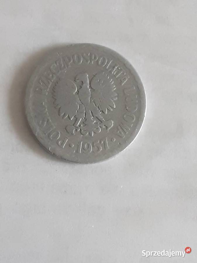 MONETA 1 1975 BEZ ZNAKU MENNICZEGO zachodniopomorskie Szczecinek sprzedam