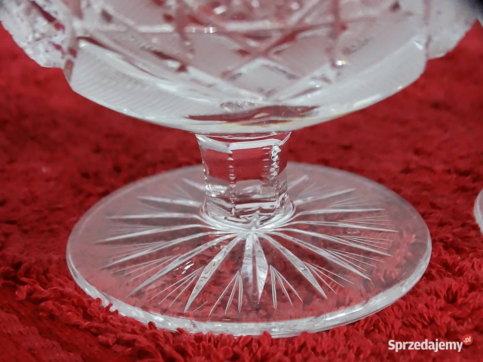 Kryształowe kieliszki do koniakubrandy Komplet Dom i Ogród Biłgoraj