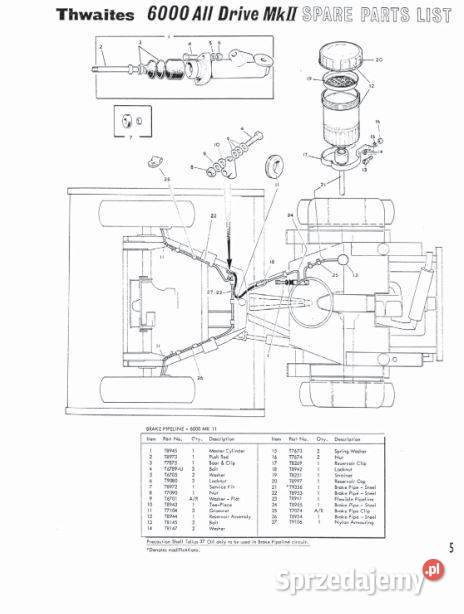 Thwaites 6000 wozidło instrukcja napraw katalog Kielce sprzedam