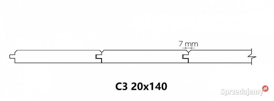 Deska Elewacyjna drewniana Thermo Świerk Prusice