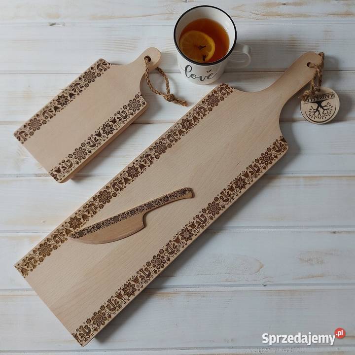 Zestaw Desek Do Serwowania Długa Deska 65 w Tworkowa