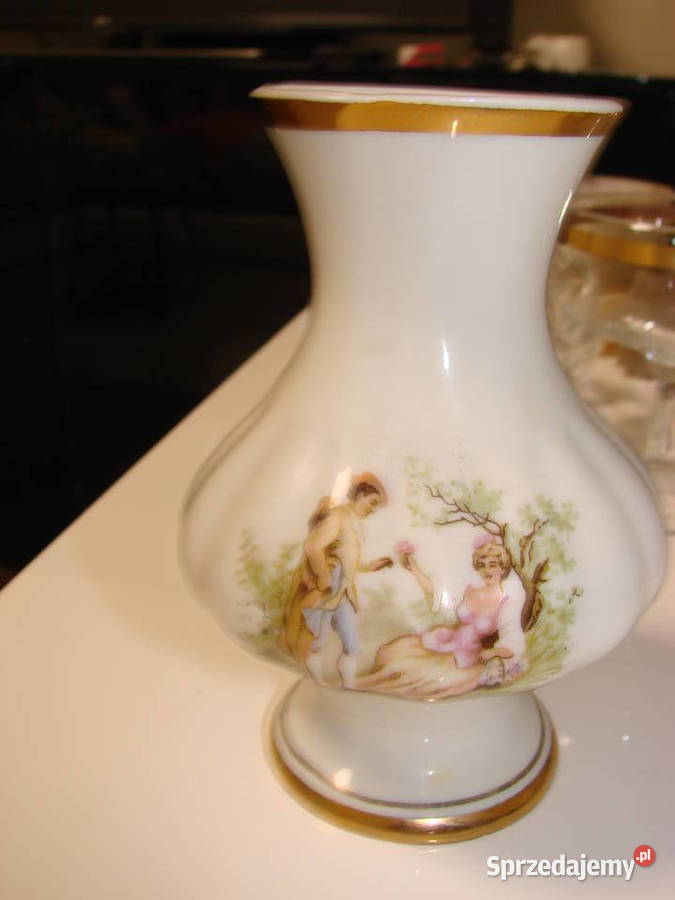 porcelanowy wazonik Pruszcz Gdański