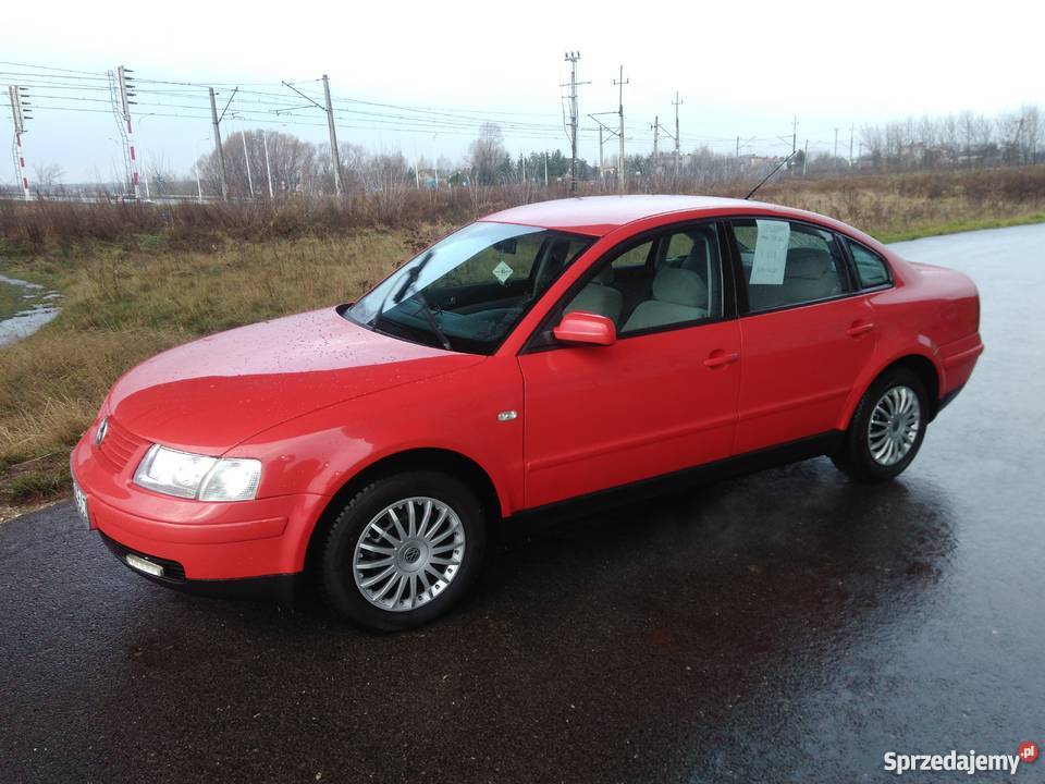 Passat B5 czerwony