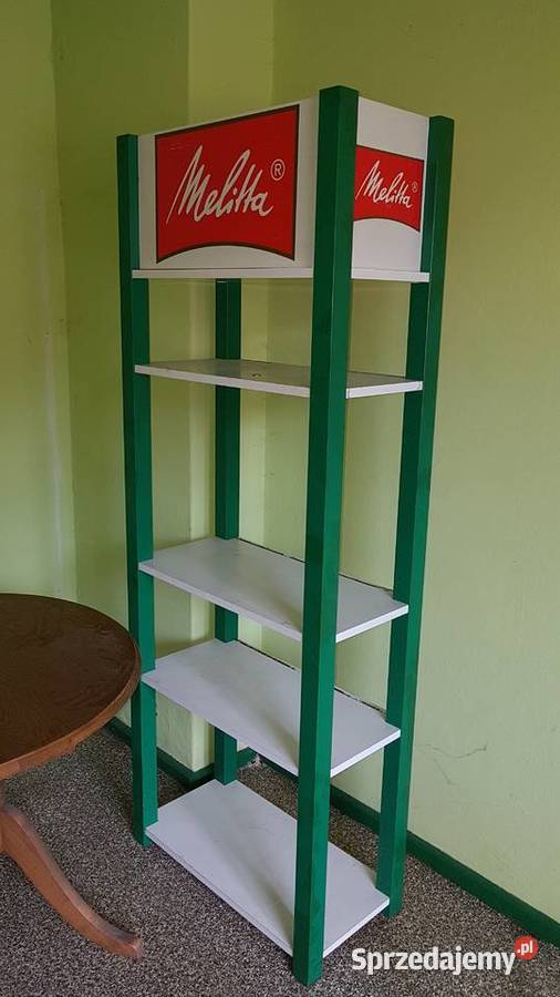 Regał drewniany Sklep Lubliniec sprzedam