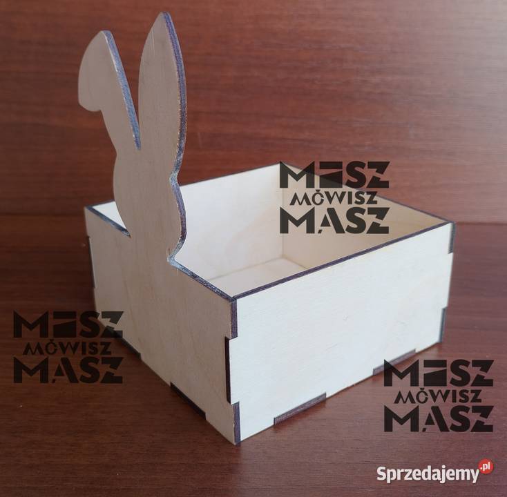 Pudełko na Zająca na słodkości Personalizowane