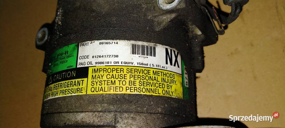 SPRĘŻARKA KLIMATYZACJI OPEL ASTRA G 14 16V Bielsko-Biała