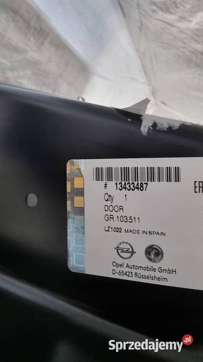 OPEL CORSA E 3D DRZWI PRZEDNIE PRAWE NOWE