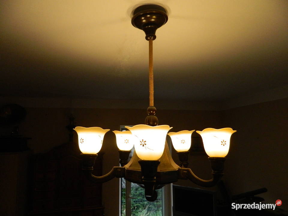 Ładna przedwojenna lampa