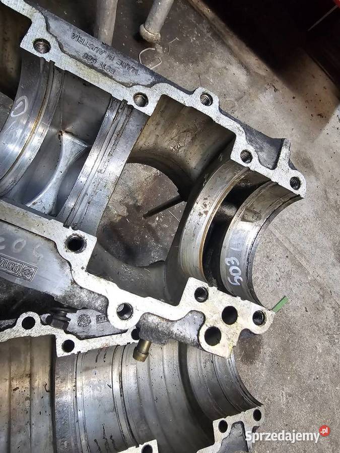 Rotax 503 kartery blok silnika połówka połówki