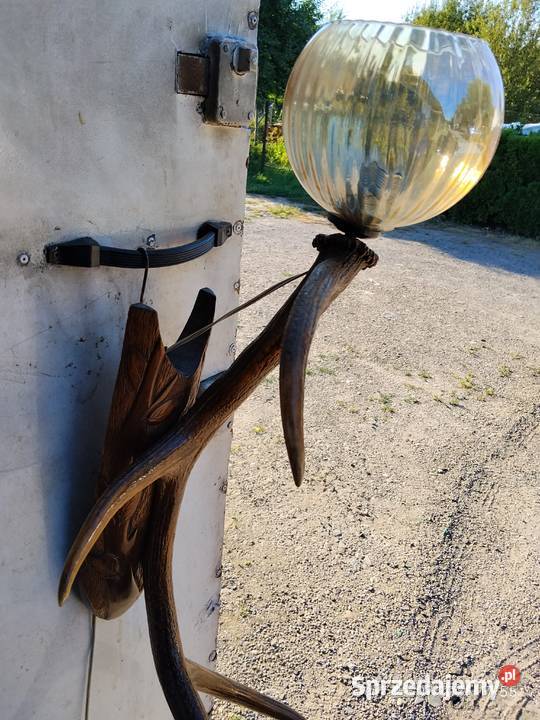 Lampa z rogu jelenia Krosno