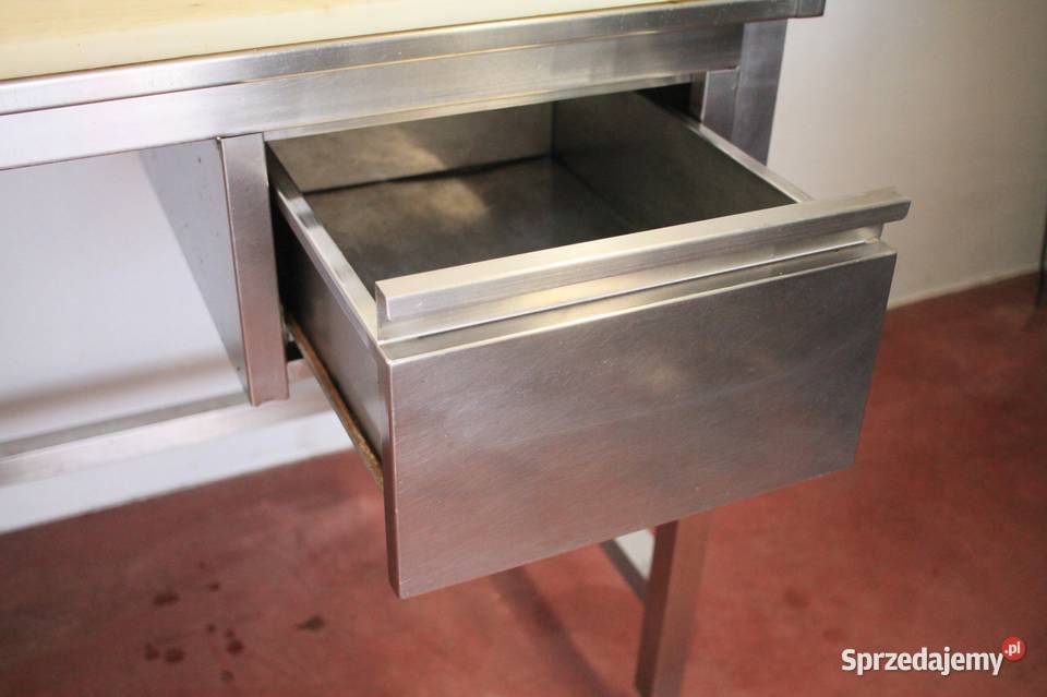 Stół gastronomiczny z szufladą 140x60 Góra