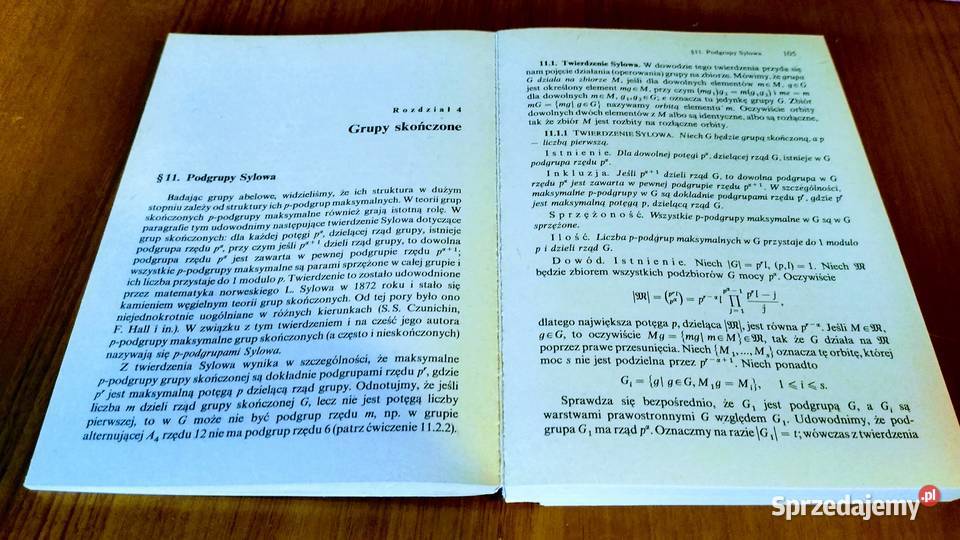 Podstawy teorii grup M I Kargapołow J I Gdańsk sprzedam