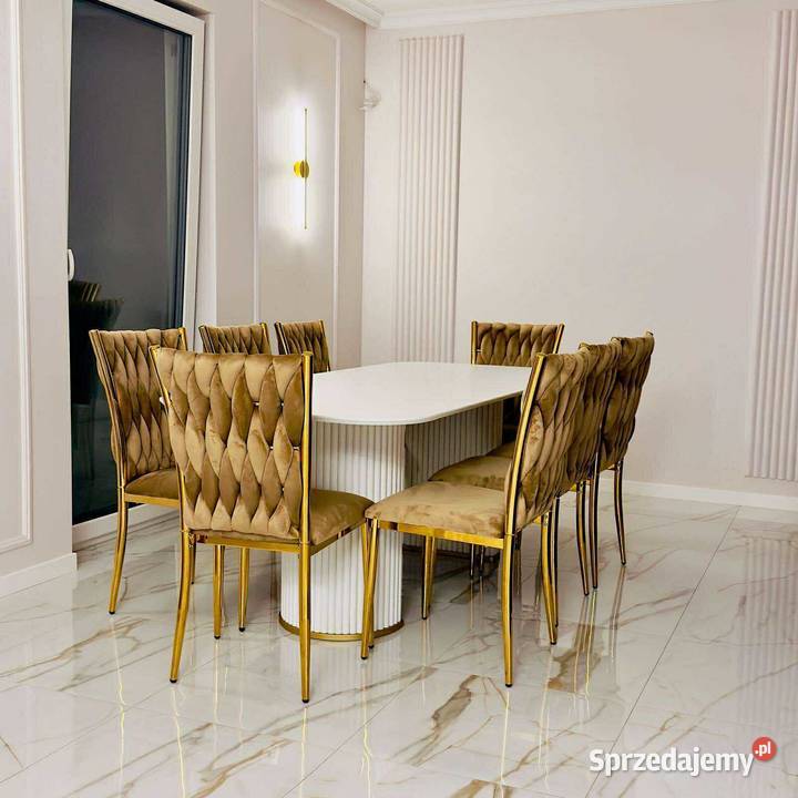 Stół LORIS stół z lamelami AKANT Meble małopolskie Gierałtowiczki