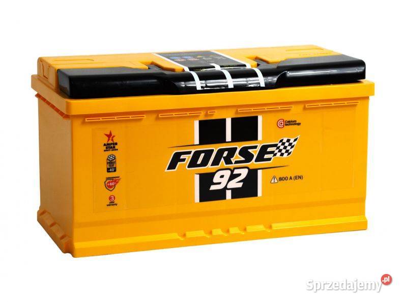 Akumulator FORSE 92Ah 800A EN PRAWY PLUS