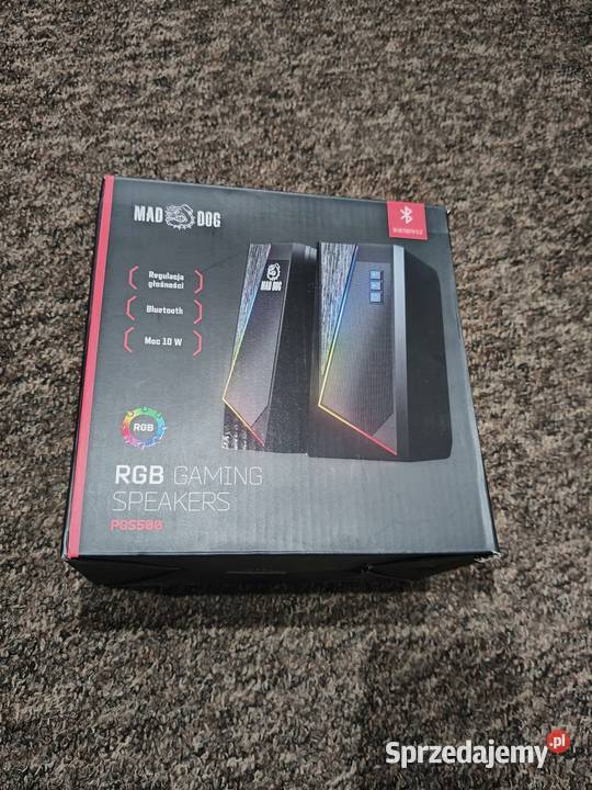Głośniki komputerowe MAD DOG PGS500 RGB Gaming mazowieckie Grójec