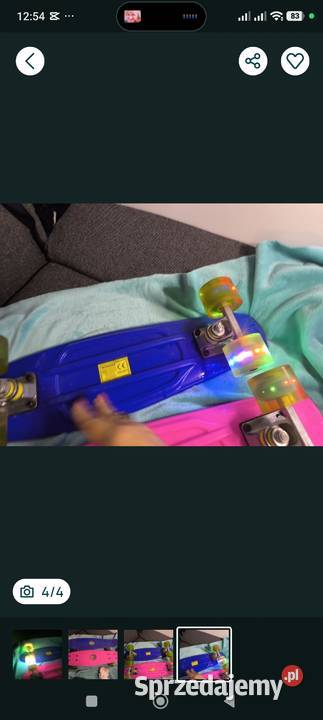 Świecąca deskorolka Warszawa