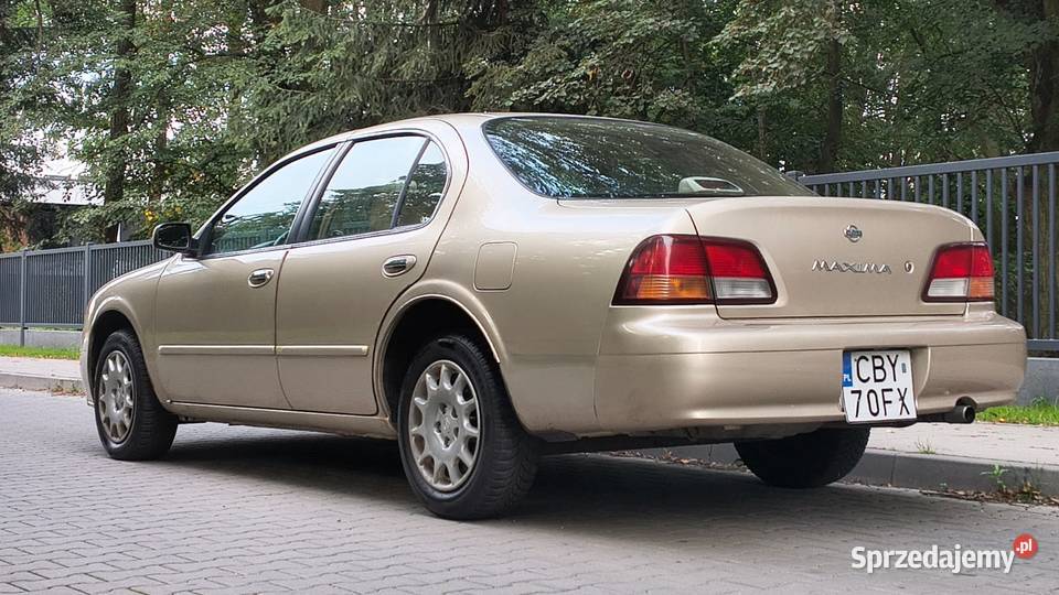 NISSAN MAXIMA 30 V6 170 AUTOMAT ZŁOTY METALLIC Zgierz