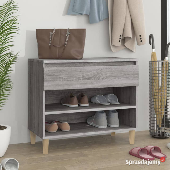 Szafka na buty szary dąb sonoma 70x36x60 mazowieckie Warszawa