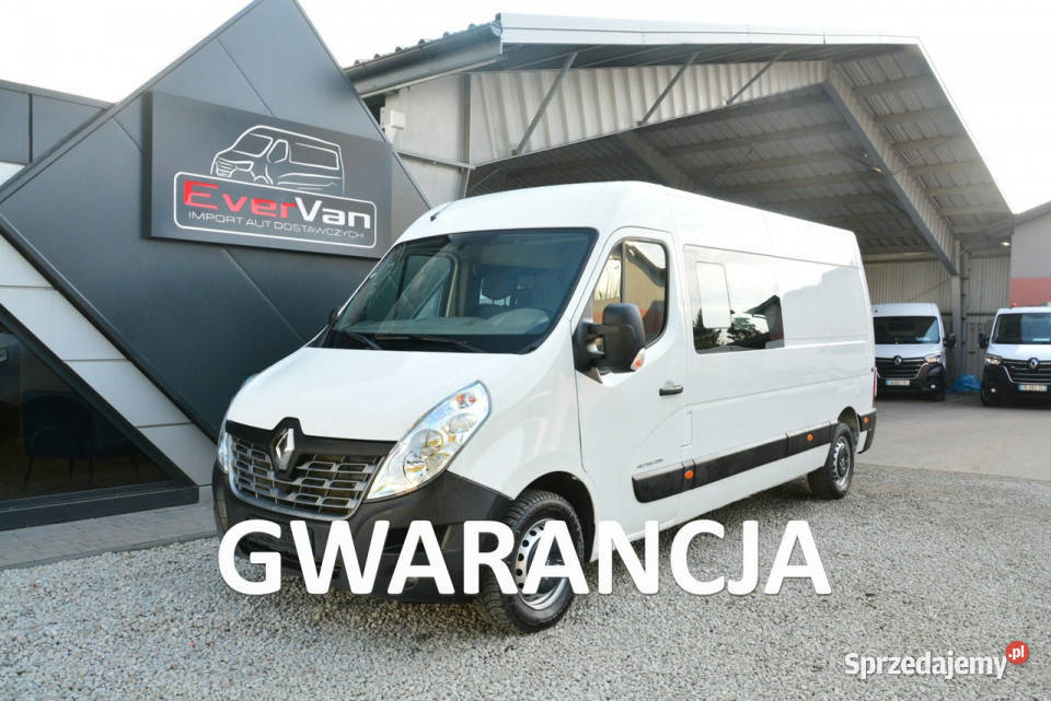 Renault Master L3H2 7 osobowy brygadówka doka 100000km Warszawa sprzedam