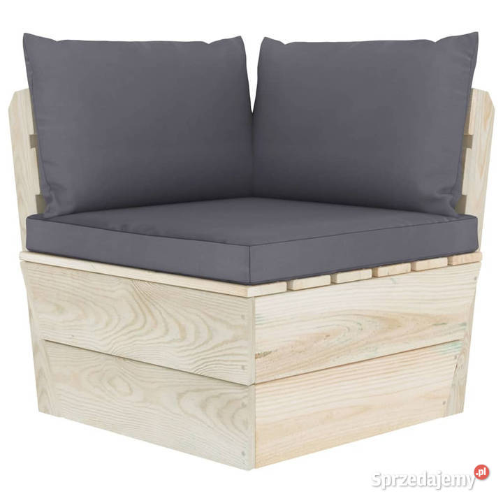 Ogrodowa sofa 2osobowa z palet z poduszkami Meble ogrodowe mazowieckie Warszawa