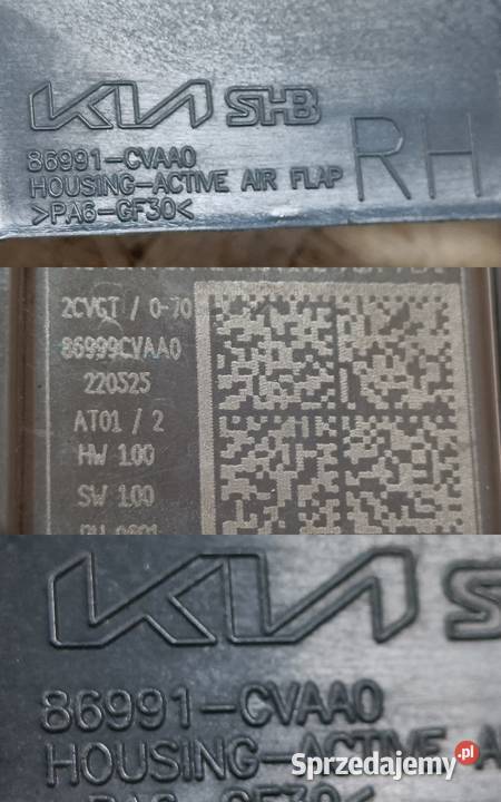 KIA EV6 21 ŻALUZJA KIEROWNICA POWIETRZA PRAWA