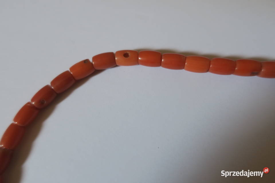 Naszyjnik korale efektowne owale mazowieckie Brwinów