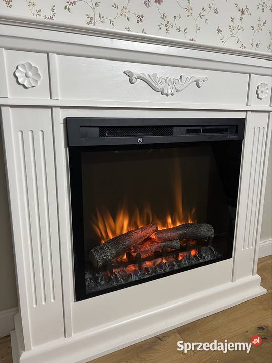 Kominek Vintage Love drewniany rękodzieło wkład Warszawa sprzedam