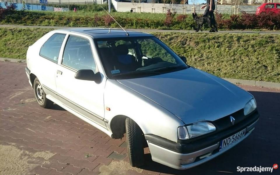 Renault 19 automat klima 120 srebrny warmińsko-mazurskie Olsztyn