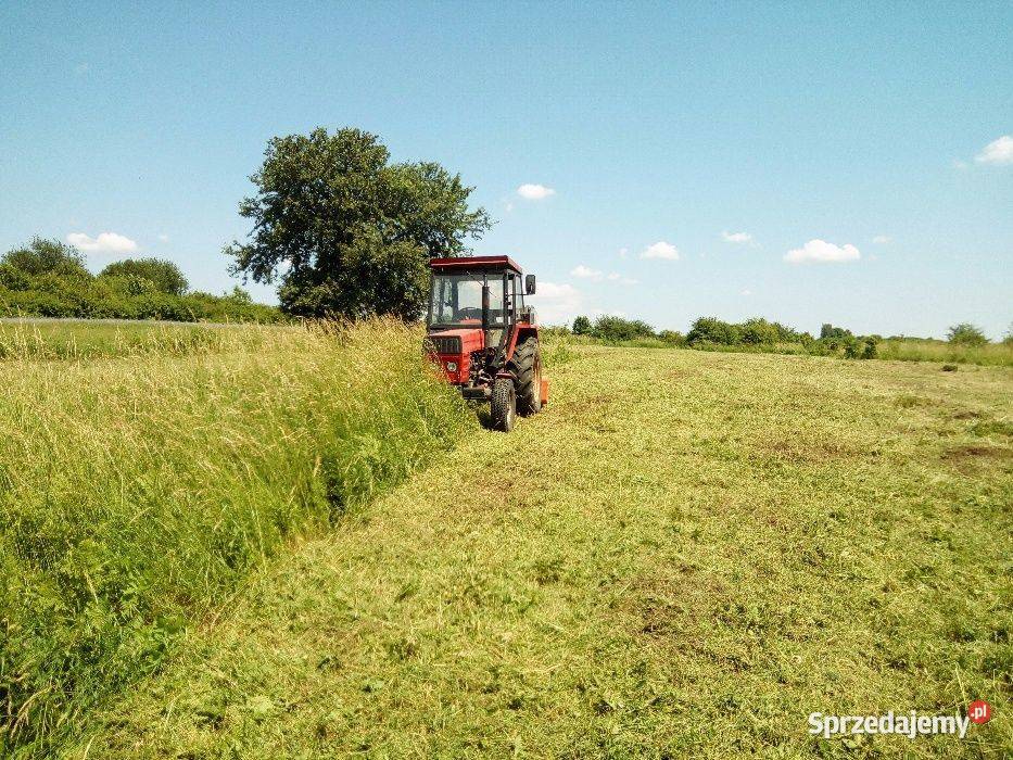 Koszenie traw łąk nieużytków rolnych kosiarka Konopiska