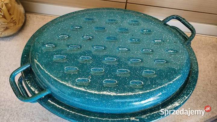 Gęsiarka brytfanna do pieczenia mięs PRL śląskie Bielsko-Biała