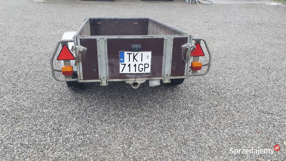 Przyczepka samochodowa burtowe Krajno-Parcele