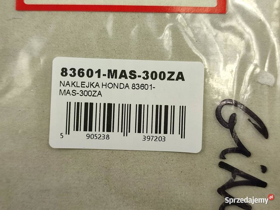 NAKLEJKA PASEK PR ZADUPEK HONDA CBR900RR