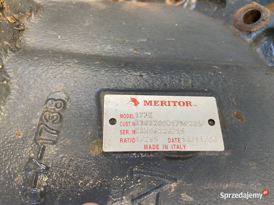 Wkład Mostu Iveco Stralis Meritor 177E 1285 lubuskie Maszewo