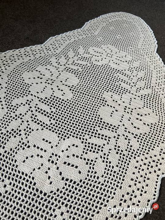 Bueznik szydełkowy wzory kwiatowe rękodzieło śląskie Zabrze