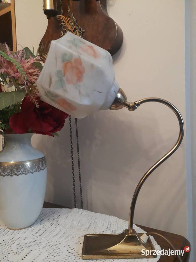 lampka w stylu art deco w róże Mielnica Duża sprzedam