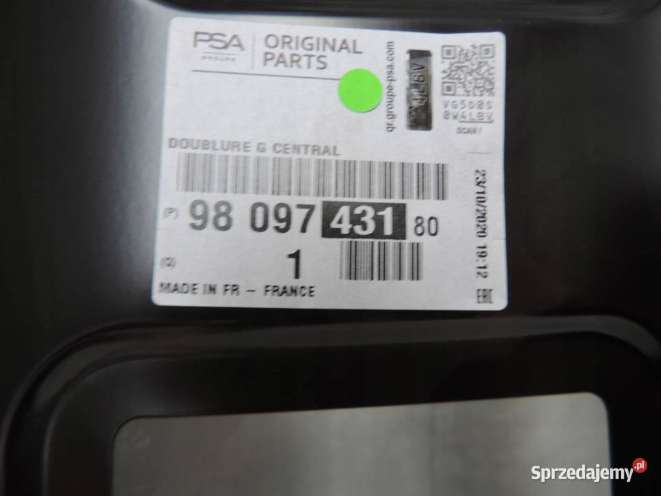 RAMA DRZWI BOCZNYCH LEWA UZMACNIAJĄCA OPEL