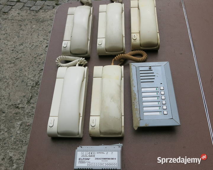 Domofon analogowy Elfon EWD 10 5 słuchawek Urmet małopolskie