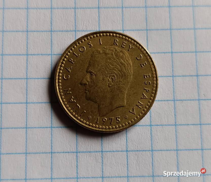 1 PESETA UNA PESETA 19751978 HISZPANIA Piszczac