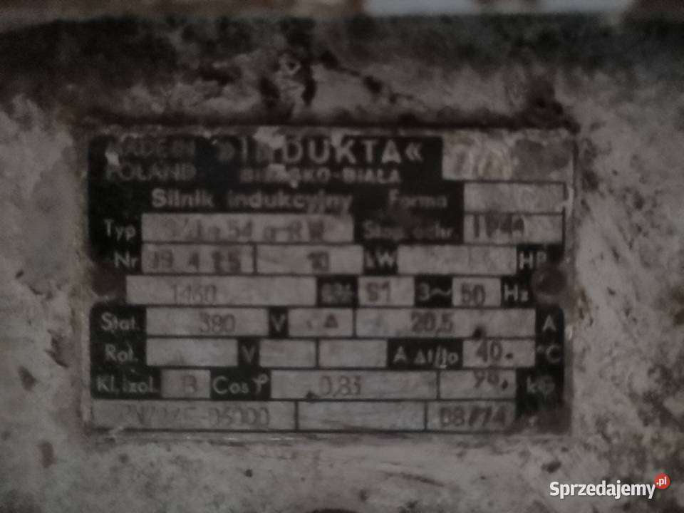 Silnik 10 kw Szpakowo sprzedam
