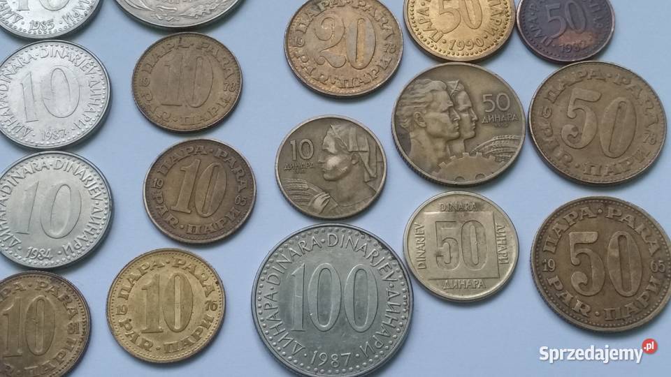 JUGOSŁAWIA 55 monet kolekcjonerskich [każda inna]