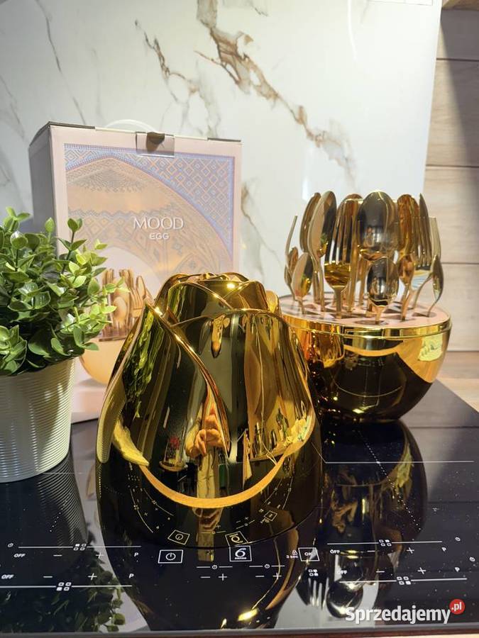 Komplet sztućców Złote Jajko 24 nierdzewna stal Katowice