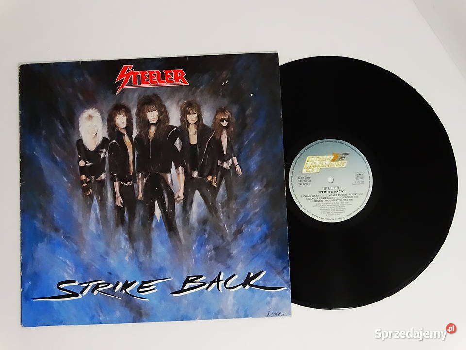 Steeler Strike Back Vinyl LP Steamhammer SH 0053