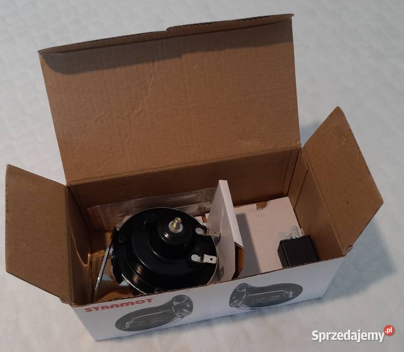 Klakson metalizowany wysoki ton 510Hz 12V AT1647 Motoryzacja Czeladź